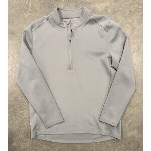 Short Par 4 Men’s Golf 1/4 Zip Pullover Reflective Gray Men’s XL